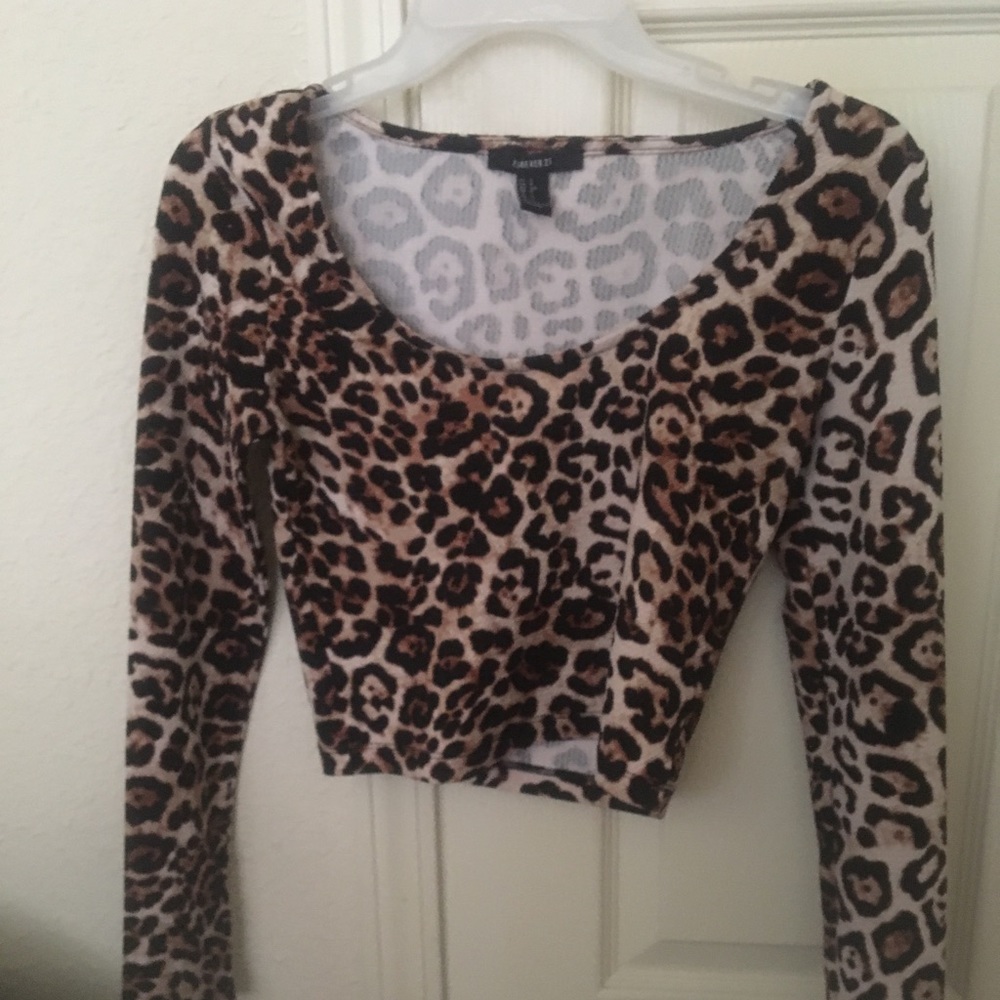 Cheetah croptop